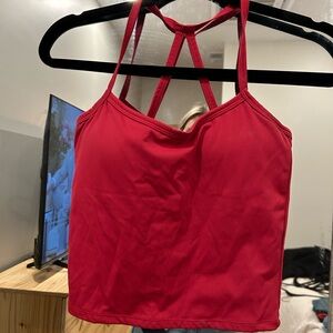 Red Women's Tank Top